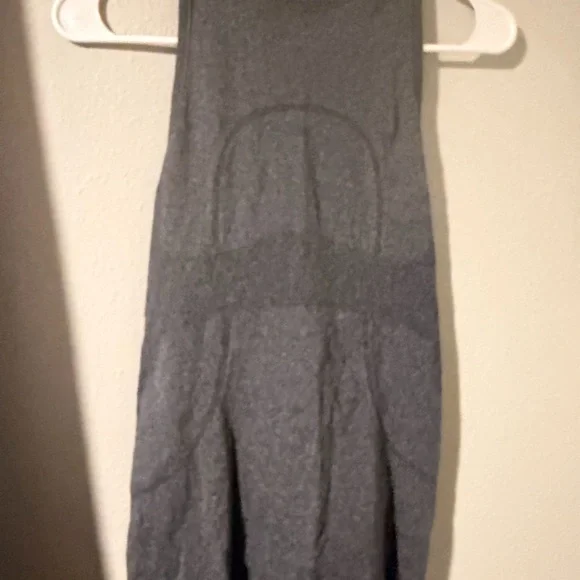 Lululemon Swiftly Tech Tech Racerback Tank Top High Neck Gray Heathered Black 4 - Picture 6 of 6